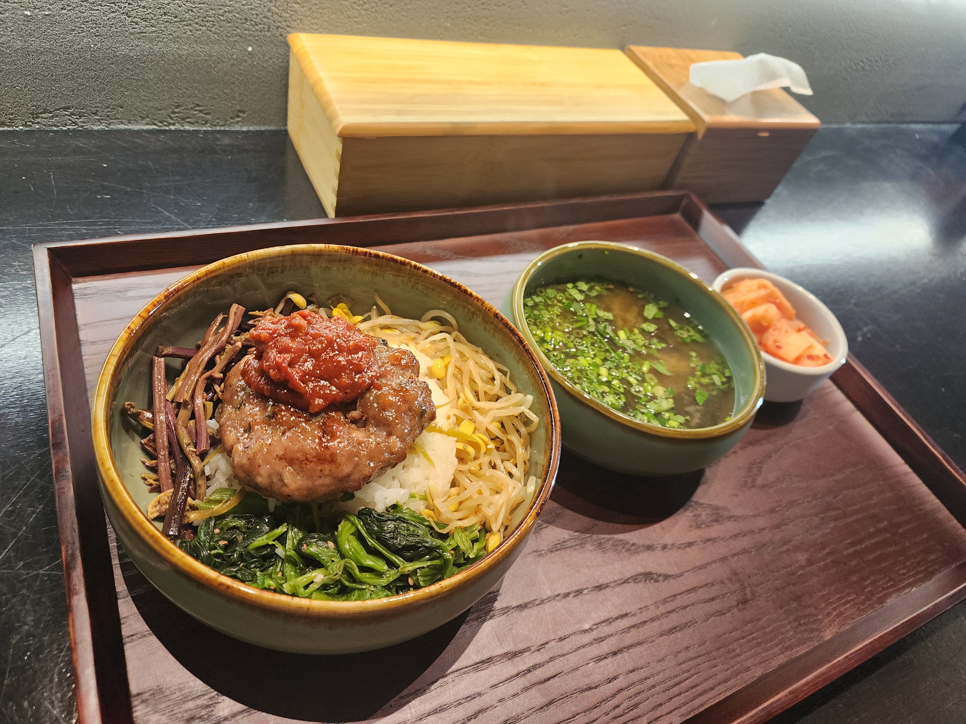 떡갈비 덮밥 세트